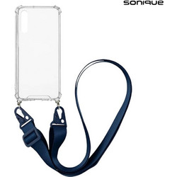 Sonique Armor Clear Back Cover Dark Blue (Huawei P20 Pro)