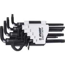 Unior 613089 Συλλογή Κλειδιών TORX (TX) σε Πλαστική Κρεμάστρα 220/7TXPH TX9 40