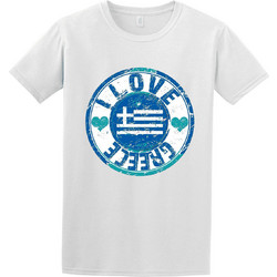 Κοντομάνικη μπλούζα I Love Greece