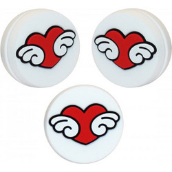 Pro's Pro Vibra Stop Heart Dampener x 1 White / Red