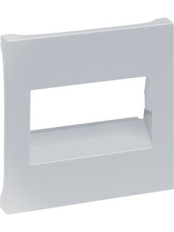 Seano Πλακίδιο 2xRJ11/RJ45 Aluminium