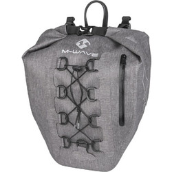 M-WAVE ΣΑΚΟΣ ΣΧΑΡΑΣ ΜΟΝΟΣ SUBURBAN CARRY PANNIER 100% ΑΔΙΑΒΡΟΧΟΣ 25L 122881 Γκρι