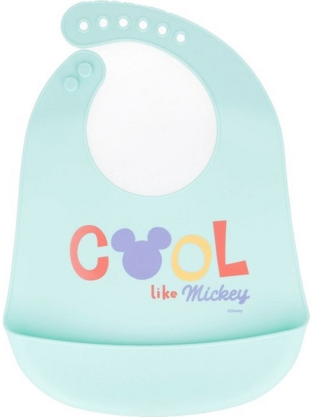 Mickey Mouse - Bib With Pocket (Cool) - (13029)