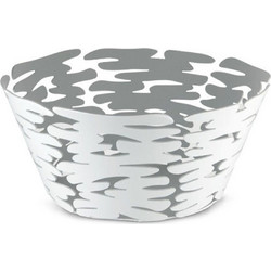 Alessi BARKET Φρουτιέρα Μεταλλική Λευκή Φ21 Εκ