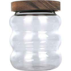 Estia ESTIA ΔΟΧΕΙΟ ΑΠΟΘΗΚΕΥΣΗΣ ALLURE ΓΥΑΛΙΝΟ 500ml 9.5x9.5x12cm