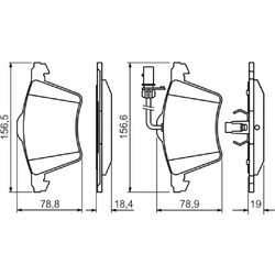 Bosch Σετ τακάκια, Δισκόφρενα - 0 986 494 415