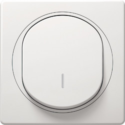 EON 101 Single-pole switch with indication white E625.00