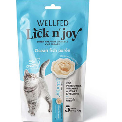 Wellfed Lick N' Joy with Ocean Fish 5x14gr