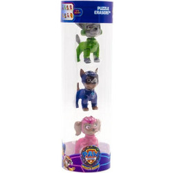 P.M.I. Paw Patrol: The Mighty Movie - Puzzle Eraser 3 Pack Figures (5cm) (Random) (PAWM1225)