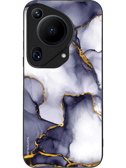 Sonique Marble Series Back Cover Purple Grey (Huawei Pura 70 Ultra)