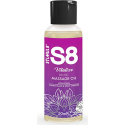Stimul8 S8 Vitalize Erotic Massage Oil 50ml