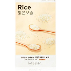 Missha Airy Fit Rice Sheet Μάσκα Προσώπου για Ενυδάτωση με Υαλουρονικό 19gr