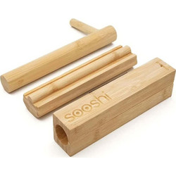 Εργαλεία Παρασκευής Σούσι Maki (Σετ 3Τμχ) SOOSHI 20x5x4cm Natural Cookut Bamboo