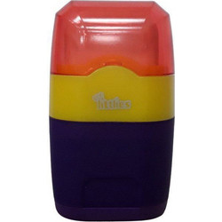 Γόμα Ξύστρα Διπλή Wave Διακάκης Orange Cup 000646833