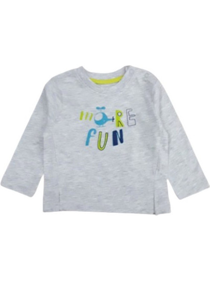 Μπλουζάκι Μακρυμάνικο More Fun Venere Grey 8020624