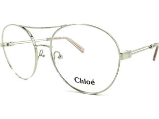 Chloe CE2130 739 Γυναικείος Σκελετός Γυαλιών Οράσεως Μεταλλικός Ασημί