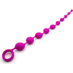 Guilty Toys Fantasy Anal Beads Πρωκτικές Μπίλιες 35.5cm Ροζ