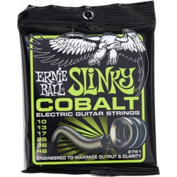 Ernie Ball 2721 Σετ 6 Χορδές Ηλεκτρικής Κιθάρας Cobalt 10-46" Normal Tension