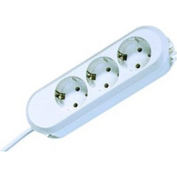 Bachmann B387.172 Πολύπριζο 3 Θέσεων με USB-A και Καλώδιο 5m