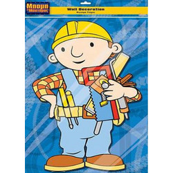 Παιδικό Διακοσμητικό αφρώδες Τοίχου BOB BUILDER 50cm