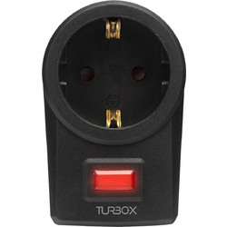 Turbo-X Πρίζα Προστασίας από Υπέρταση Μονή Απλή
