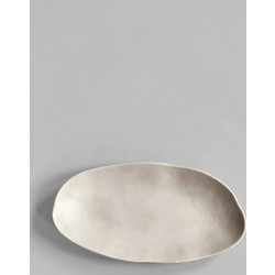 Πιατέλα Native Oval Tray, Medio Stoneware Άσπρο Birch L30/ W16/ H3,5 cm 101 COPENHAGEN