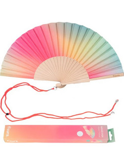Fisura Βεντάλια Pink Green Gradient AHP2510525
