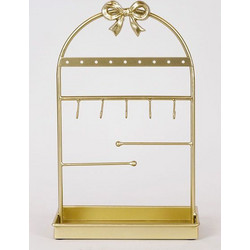 ΣΤΑΝΤ ΚΟΣΜΗΜΑΤΩΝ ΜΕΤΑΛΛΟ ΧΡΥΣΟ 23x12x35.5cm