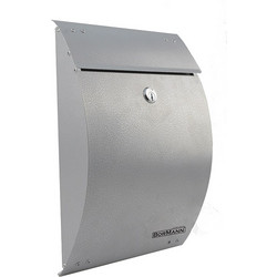 BORMANN BMB1000 Γραμματοκιβώτιο Μ22xΠ7xΥ30cm,Ασημί