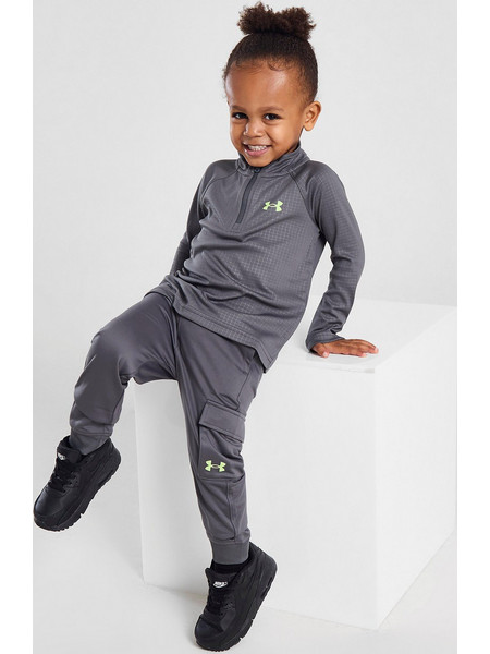 Under Armour Grid Βρεφικό Σετ Φόρμας 25UAFGI87D-022 Mid Grey