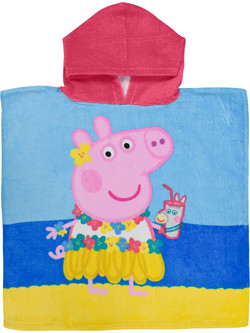 Stamion Peppa Beach Party Παιδικό Πόντσο Θαλάσσης Γαλάζιο 50x100cm PP09052
