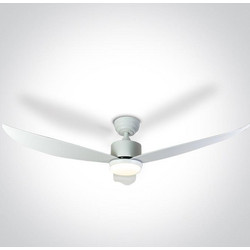 ΑΝΕΜΙΣΤΗΡΑΣ ΟΡΟΦΗΣ LED 22 CCT Φ.132cm Ν. 6302-W-V