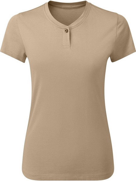 T-shirt γυναικείο με κουμπί PREMIER PR319 Comis Khaki