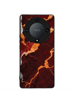 Sonique Marble Series Θήκη (Honor Magic5 Lite 5G) Κόκκινο