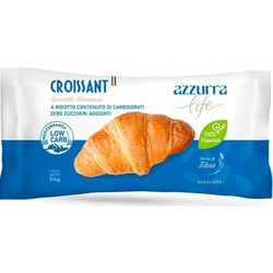 Azzurra Life Croissant Κρουασάν με Χαμηλό Γλυκαιμικό Δείκτη & Υδατάνθρακες, 50g