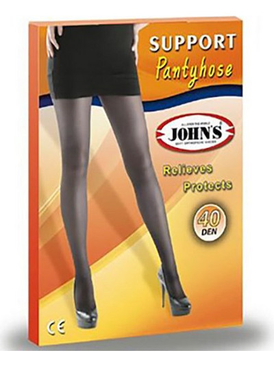 JOHN'S Support Panty Hose Καλσόν Εγκυμοσύνης 7-9 mmHG N 4 Opak Μαύρο SKU 2145137