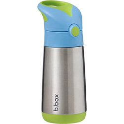 B.Box Ocean Breeze Παιδικό Μπουκάλι Θερμός Ανοξείδωτο BPA Free με Καλαμάκι Ασημί 350ml