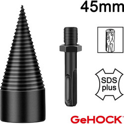 Σχίστης Ξύλου Δραπάνου 45mm SDS plus GeHOCK