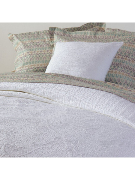 Κουβέρτα Starige White Nef-Nef Homeware Υπέρδιπλo 230x250cm 100% Βαμβάκι
