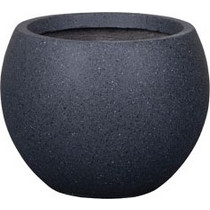 MarHome Κασπώ Μπάλα Fiberclay Ανθρακί 30x23cm