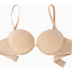 Olympos Micro Bra Σουτιέν Strapless Double Push Up Μπεζ 2499