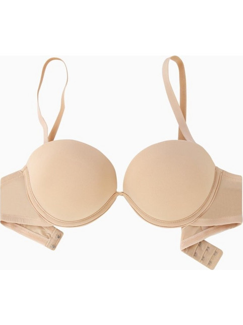 Olympos Micro Bra Σουτιέν Strapless Double Push Up Μπεζ 2499