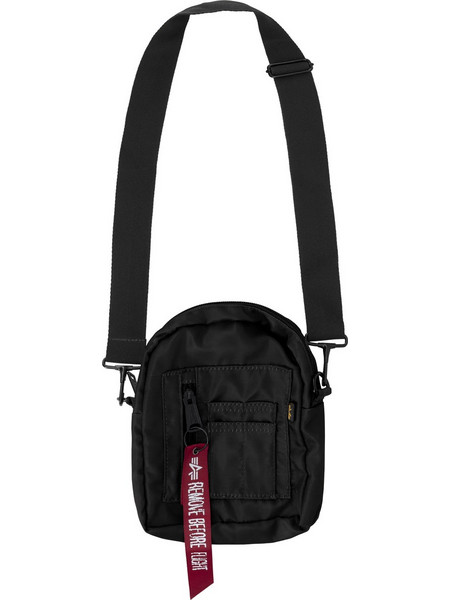 Alpha Industries Ανδρική Τσάντα Ώμου / Χιαστί Μαύρη 196924-03