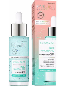 Eveline Shot 10% Niacinamide Imperfections Serum Προσώπου για Ακμή 30ml