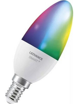 ΛΑΜΠΑ LED ΚΕΡΙ Ε14 5W RGB+TUNABLE WHITE WIFI SMART
