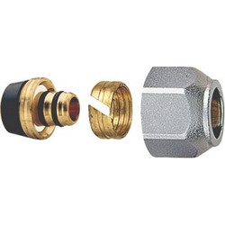 Ρακόρ πολυστρωματικού σωλήνα O20x2 (24x19) Brass Form