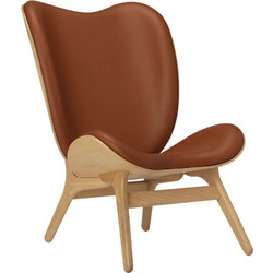 Πολυθρόνα A Conversation Piece Tall Hope Leather 5577C5577-10 73x93x106cm Oak Cognac