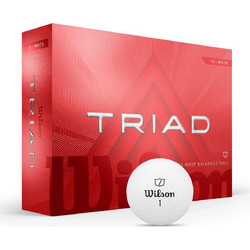 Wilson - 2025 Triad Golf Balls - White - 12 pack