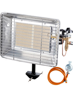 BRI radiant heater for PB LPG gas cylinder
