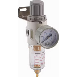 AFR-2000 Pneumatic Air Filter Regulator Compressor & Pressure Reducing Valve & Oil Water Separation+ Gauge Outfit 1/4 Inch
